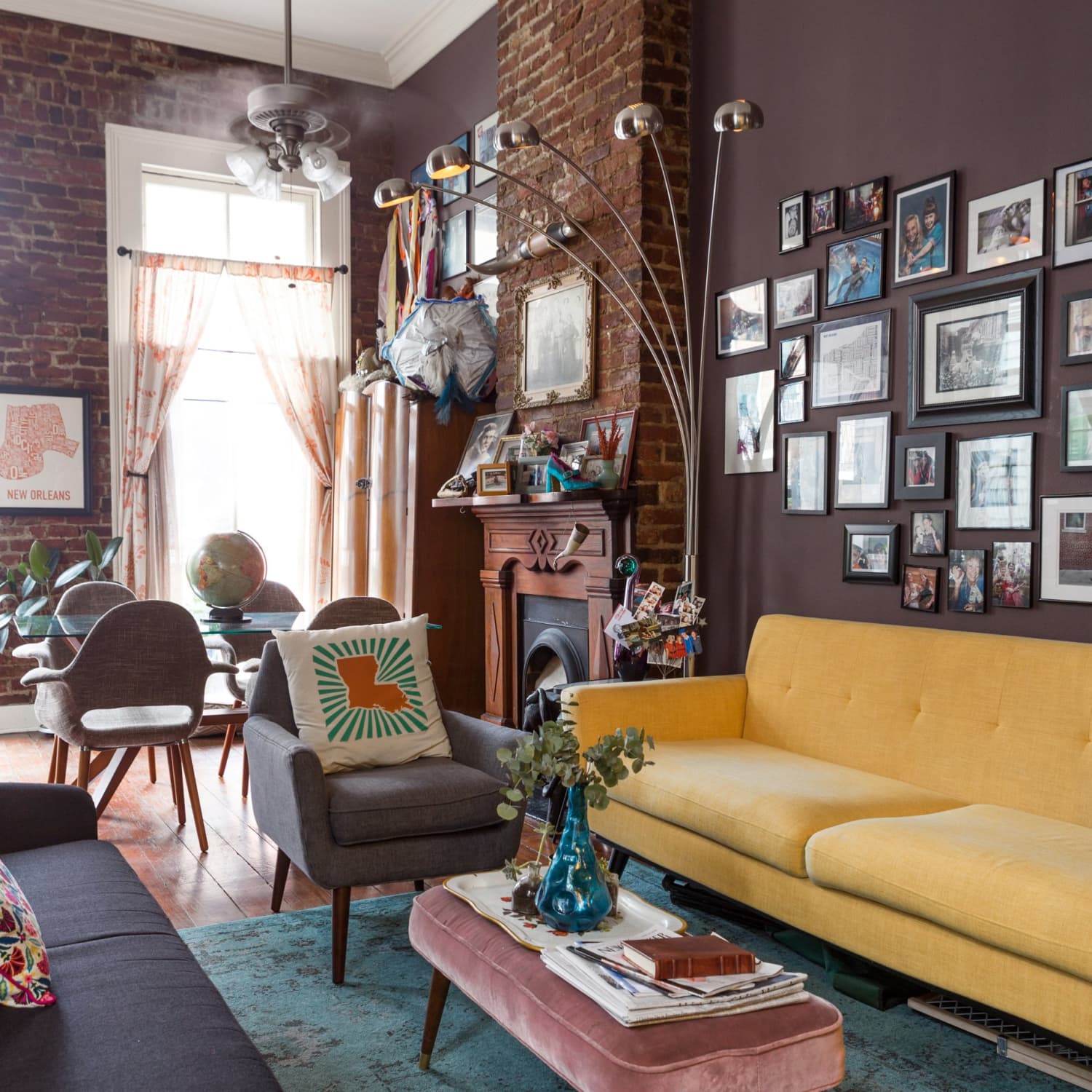 A Bold Bench is Just What Your Boring Living Room Seating